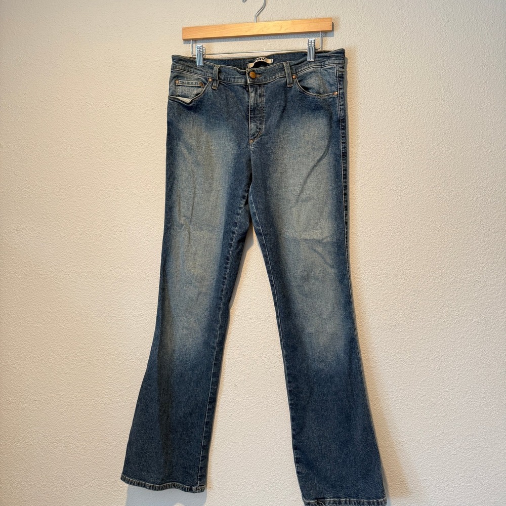 Mavi Molly Flare Jeans Low Rise Medium Wash Blue Size 32/34